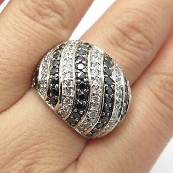 Black & White Diamond Ring