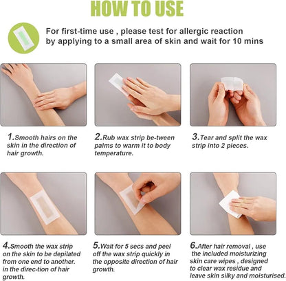 Wax Strips EasyGrip Ready-to-Use ( 20 Wax Strips )