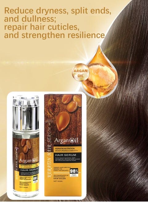 Argan Oil Sulfate Free Keratin Nutrition Hair Serum 80ml