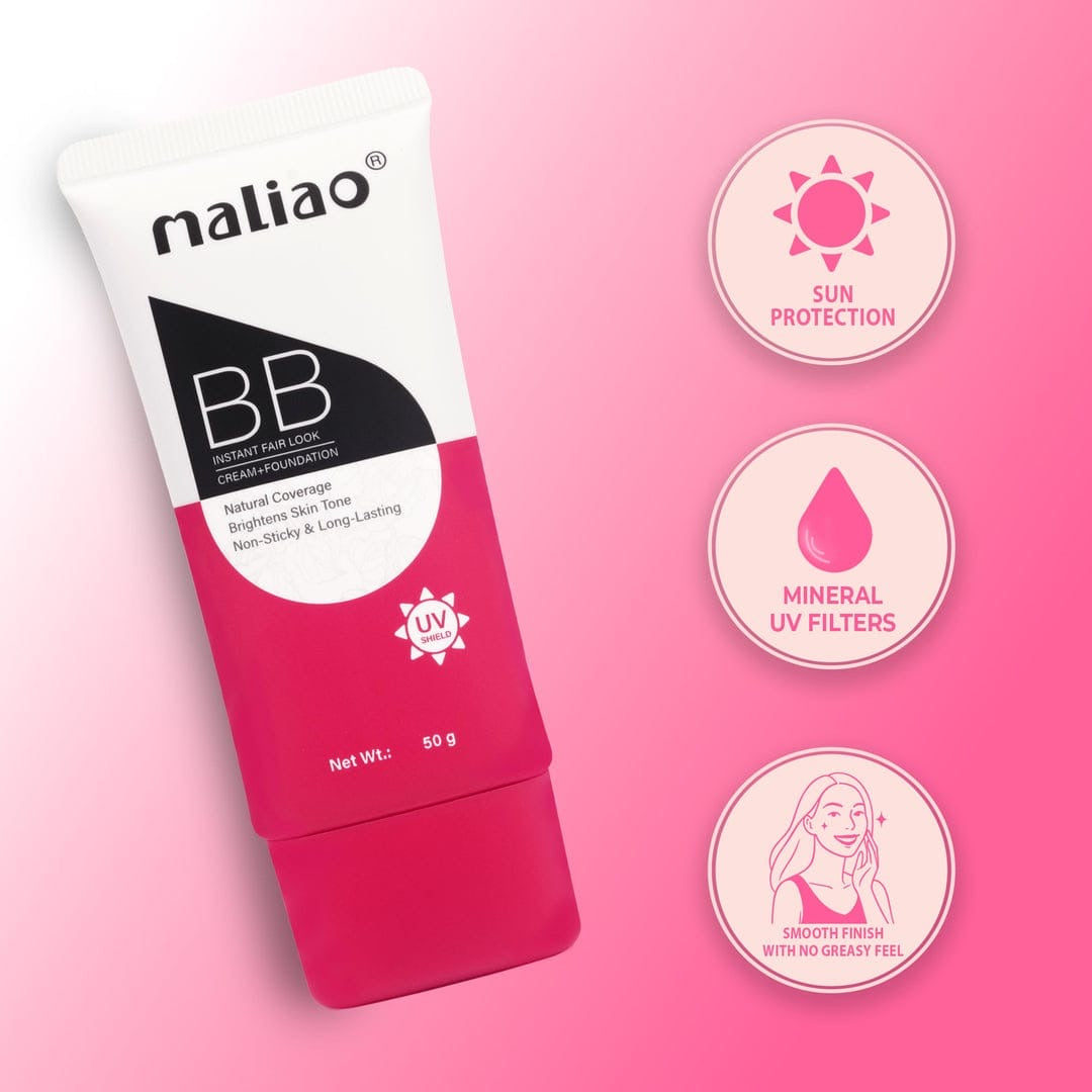 Maliao Instant Fair Look Make Up Finish BB Foundation Fairness Cream