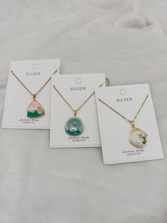 Freshwater Pearl Necklace, Elegant Pearl Pendant