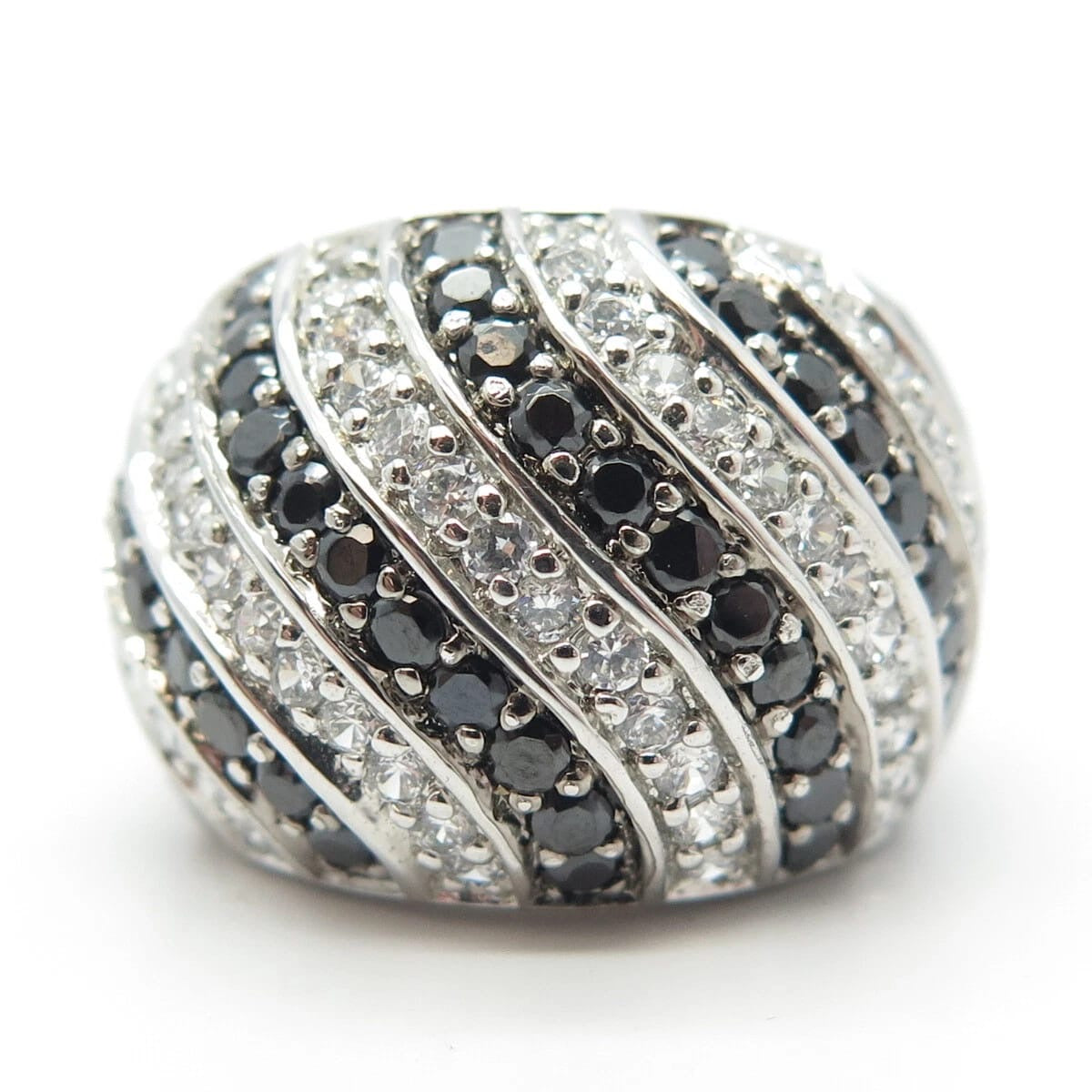 Black & White Diamond Ring