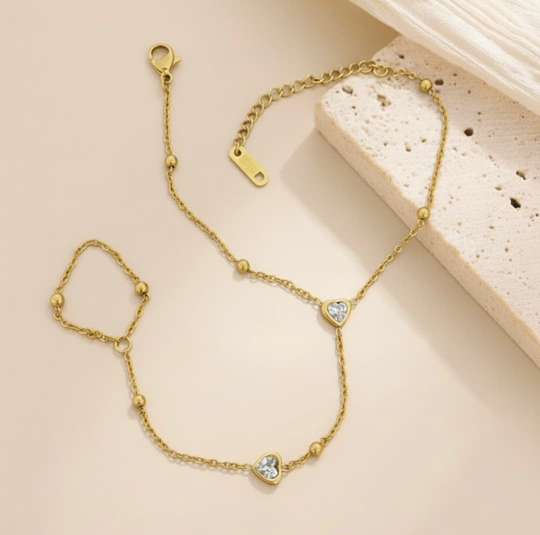 Stainless Steel Heart ❤️ Shape Anja