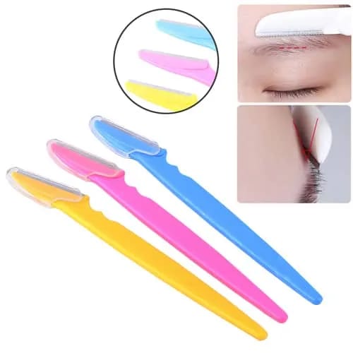 Original High Quality Tinkle Pack of 3 Tinkle Eyebrow Razor, Facial Hair Remover Eyebrow Trimmer