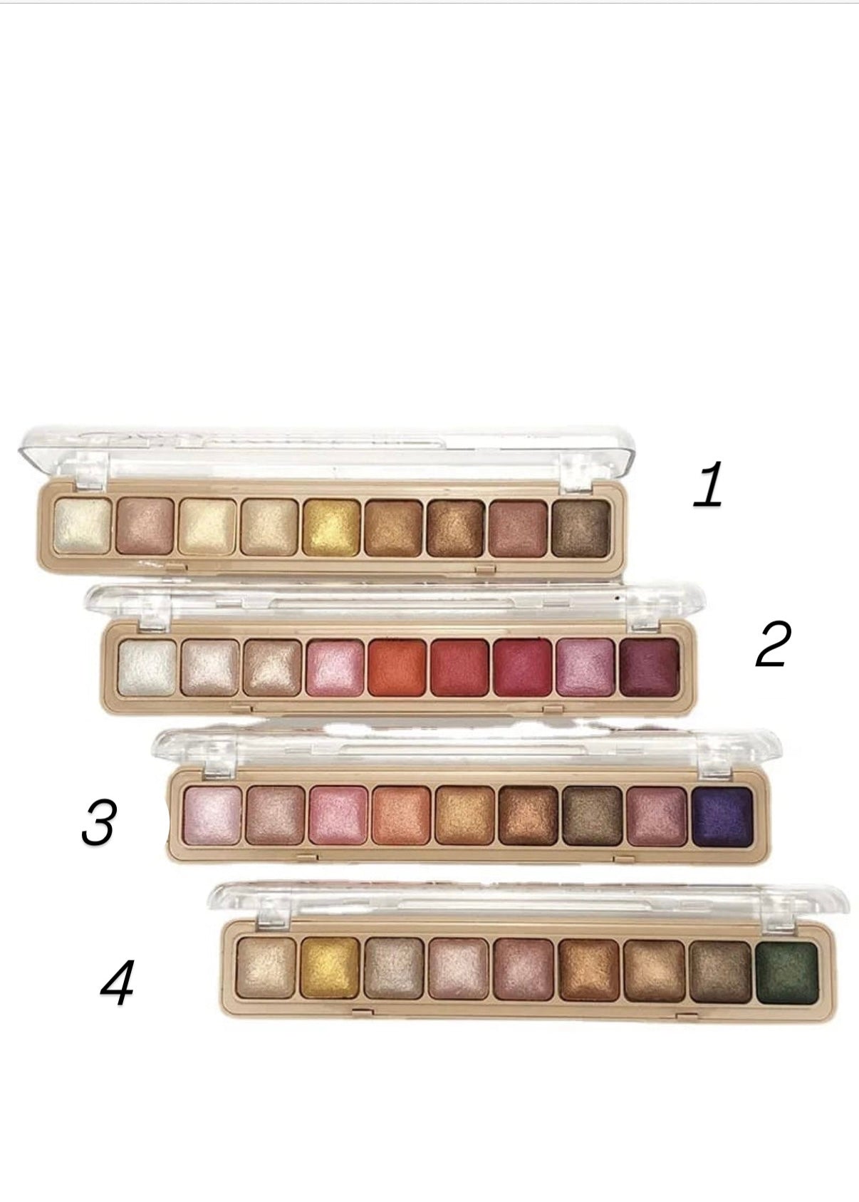 9 Colors Eye Shadow Palette Highlighter Eye Glitter Shimmer Eyeshadow Pressed Baked Powder Eye Makeup