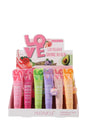 HUDAMOJI "Love" Shine High Lip Gloss Set – Hydrating & High-Shine Fruity Gloss with Keychain Charms