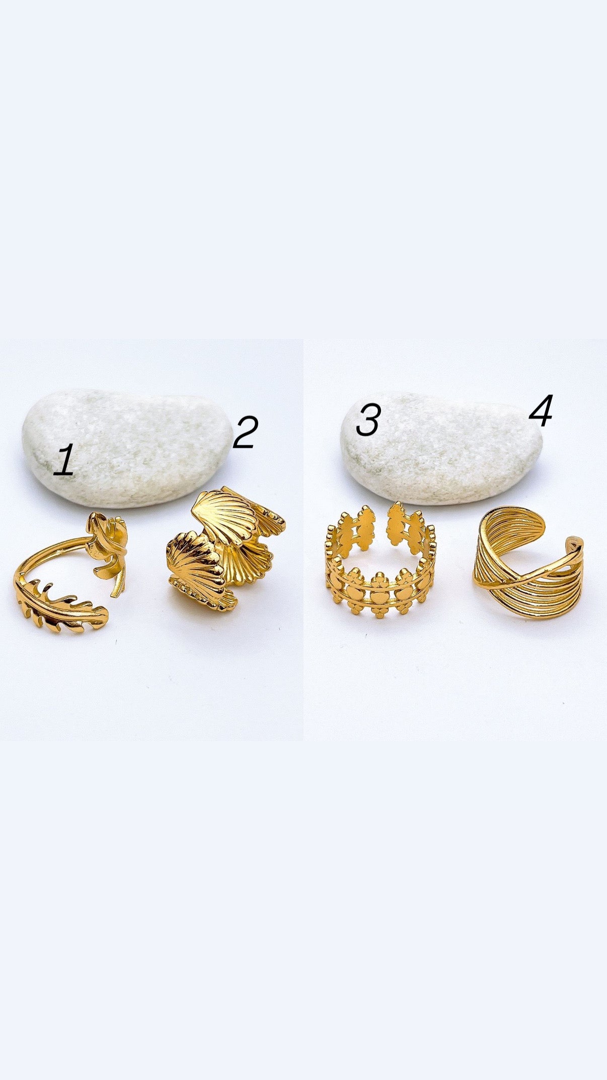 Adjustable Stainless Steel Ring for Women | Minimal & Trendy Open Ring