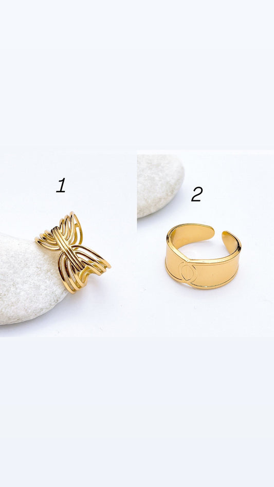 Adjustable Stainless Steel Ring for Women | Minimal & Trendy Open Ring