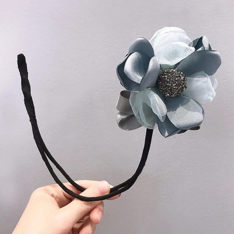 Elegant Flower Hair Bun Maker - Vintage Style Resin Hair Styling