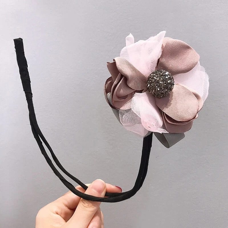 Elegant Flower Hair Bun Maker - Vintage Style Resin Hair Styling